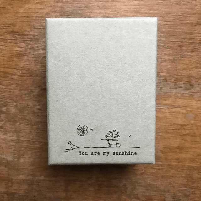 “You are my sunshine” handled tealight holder