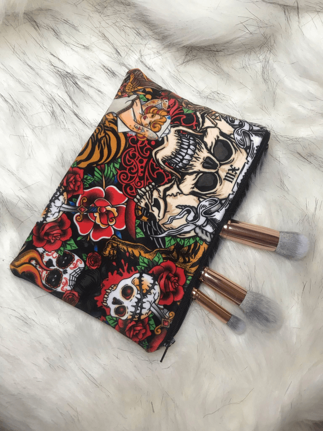 Handmade "Sailor Jerry" clutch bag