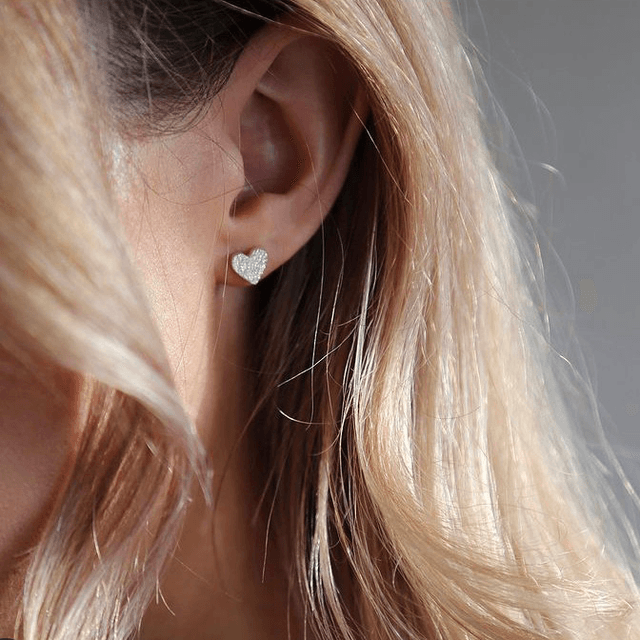 Tutti & Co Admire silver studs