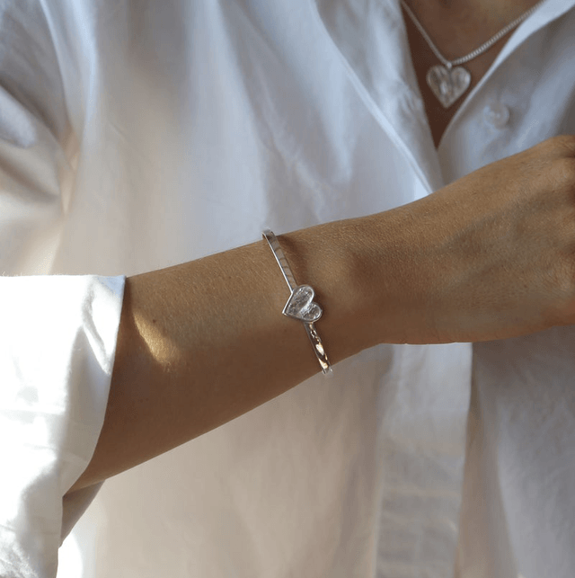 Tutti & Co promise bangle silver