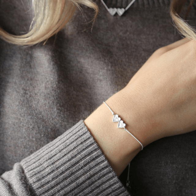Tutti & Co heartbeat bracelet silver