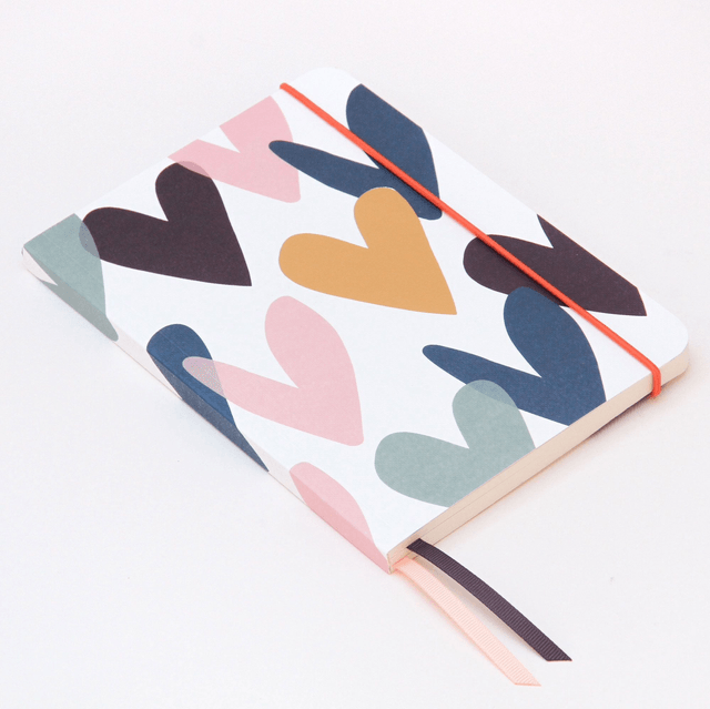Caroline Gardner falling hearts notebook
