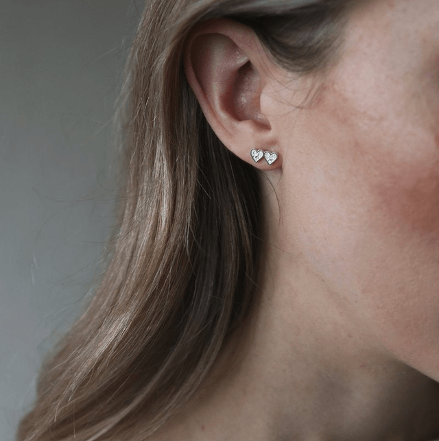 Tutti & Co heartbeat earrings
