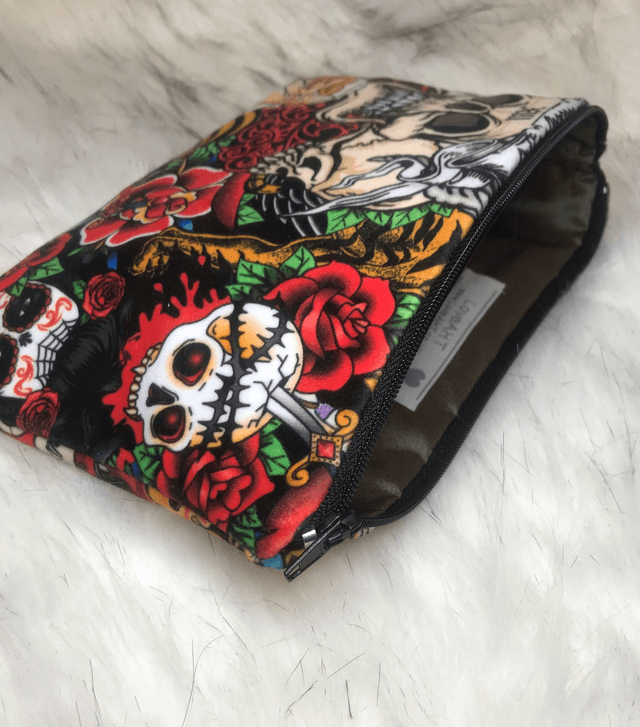Handmade "Sailor Jerry" clutch bag