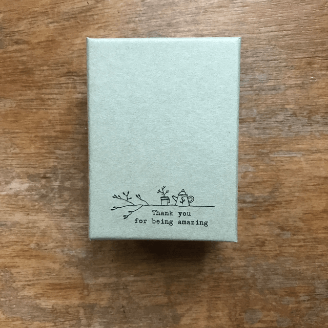 ”Thank you for being amazing” handled tealight holder