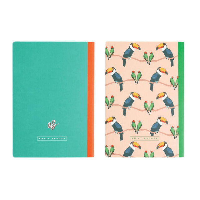 Emily Brooks set of 2 notebooks
