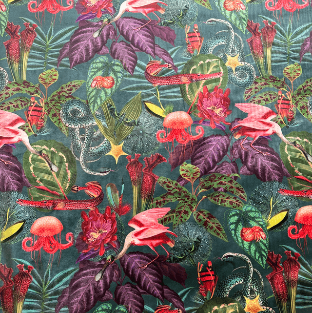 Handmade "Under the sea" large  bag