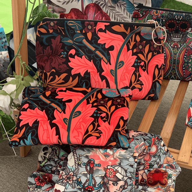 Handmade "William Morris" large bag