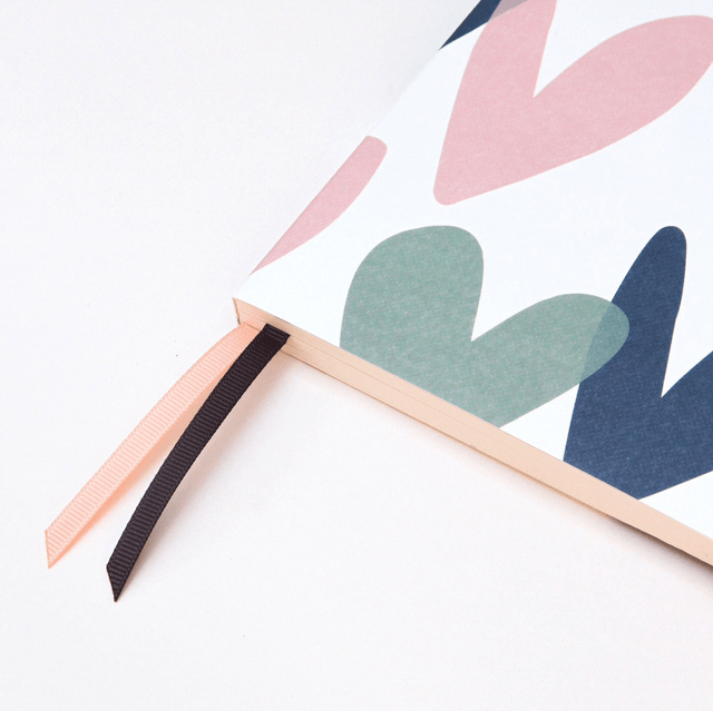 Caroline Gardner falling hearts notebook