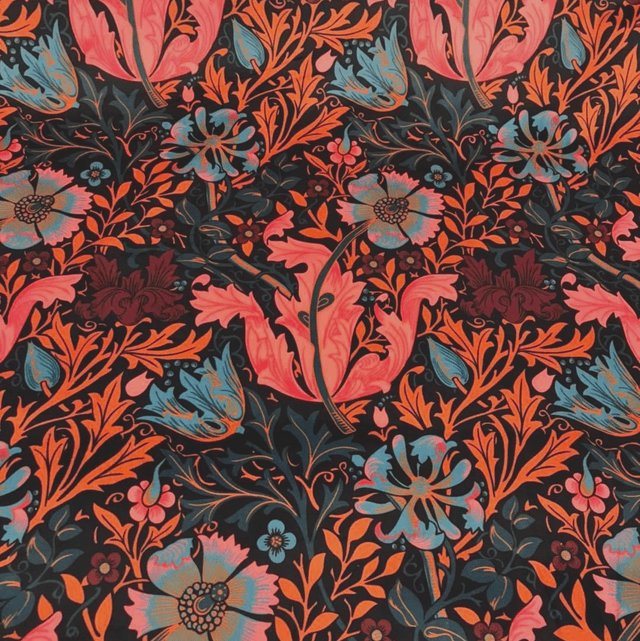 Handmade " William Morris" folding make up bag