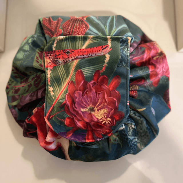 Handmade “Under the sea” folding make up bag