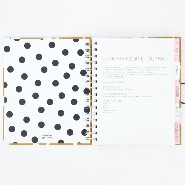 Caroline Gardner Pears recipe food journal