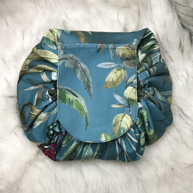 Handmade "Treasures of the forest" folding make up bag