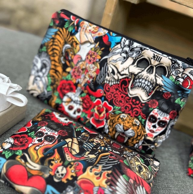 Handmade &quot;Sailor Jerry&quot; large bag