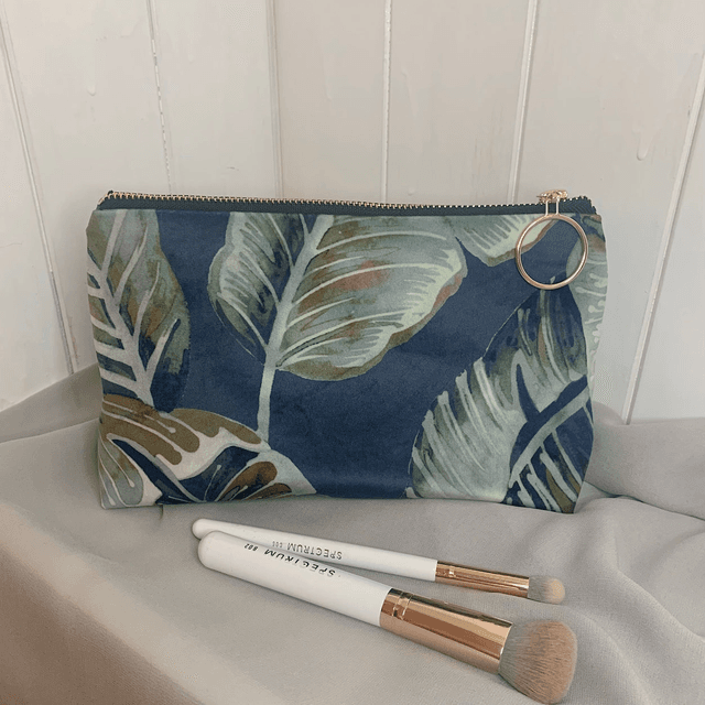 Handmade &quot;Botanical blue&quot; large bag