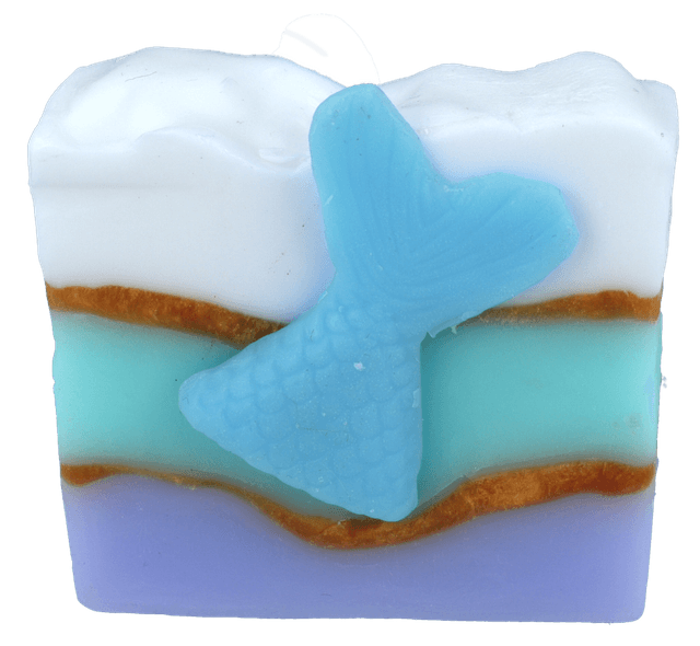 Mermaid tails slice soap