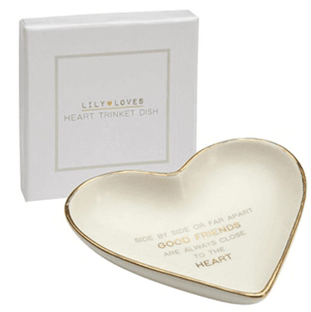 Good friends boxed trinket dish