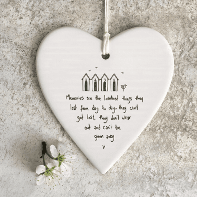 Memories are the loveliest hanging heart