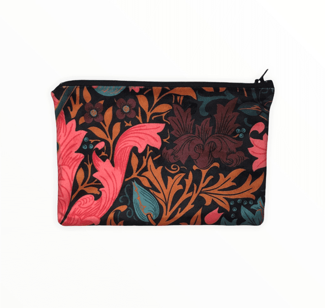 Handmade &quot;William Morris&quot; clutch bag