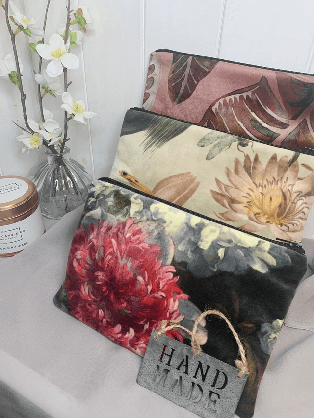 Handmade &quot;Sweet romance&quot; clutch bag