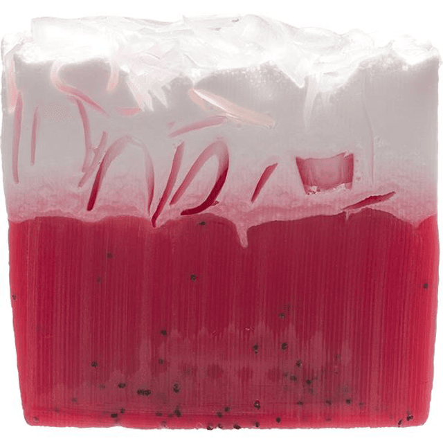 Strawberries &amp; cream soap slice