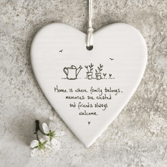 Home is where hanging heart