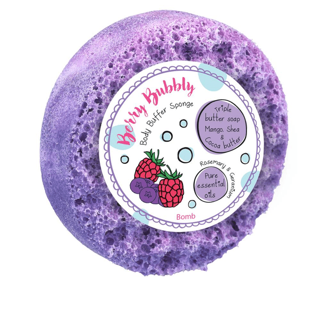 Berry bubbly body buffer