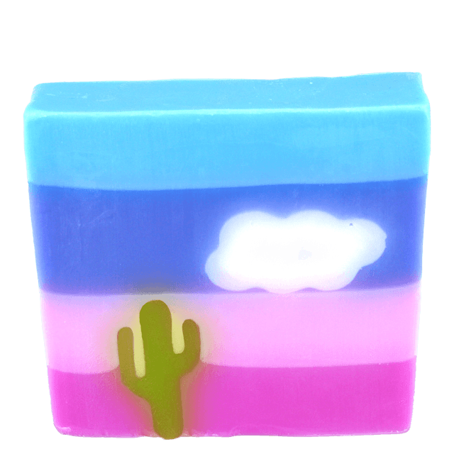 Sunset seeker slice soap
